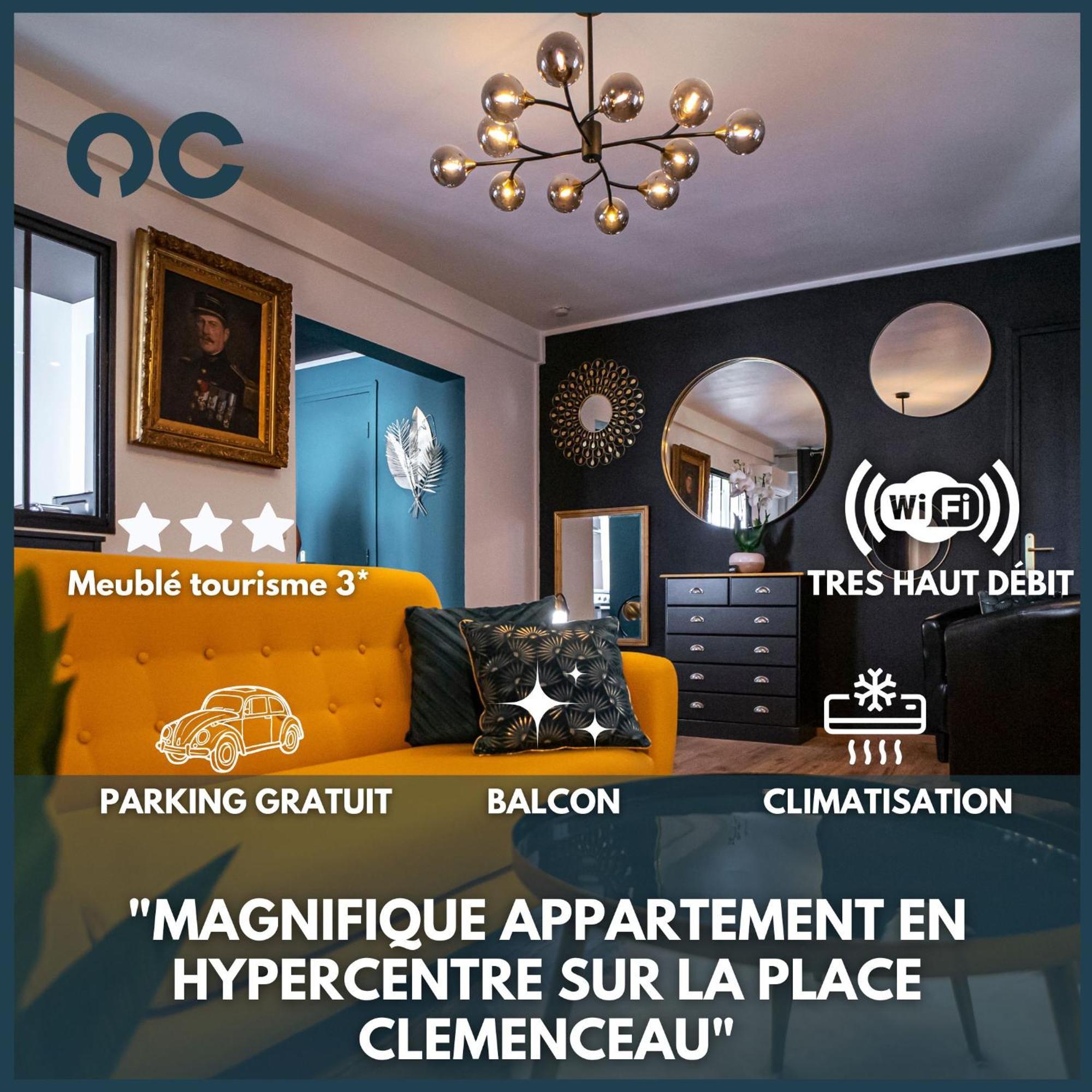 Appartement Au Palais des Pyrénées! Hyper centre -Clim-Balcon-Parking Gratuit à Pau Extérieur photo